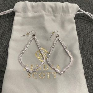 Kendra Scott silver earrings